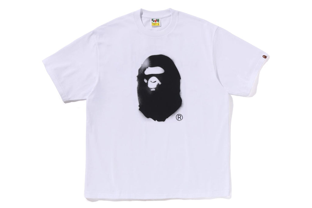SPRAY PRINT APE HEAD RELAXED FIT TEE #2