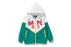 BAPE COLOR BLOCK ZIP HOODIE