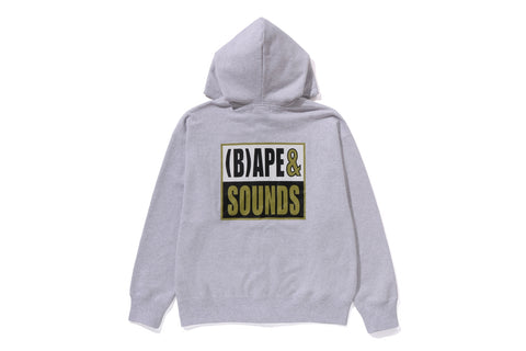 (B)APE SOUNDS LOGO ZIP HOODIE