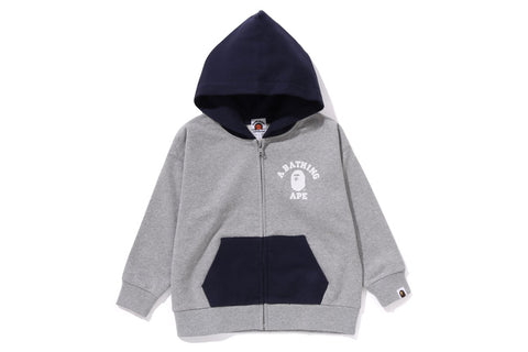 ONE POINT COLLEGE ZIP HOODIE