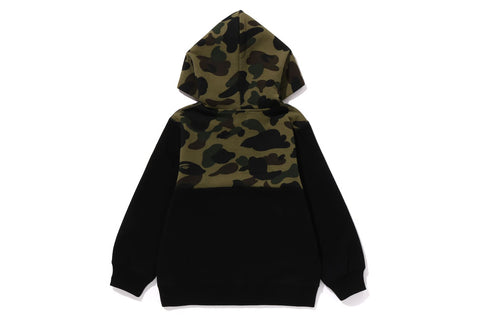 1ST CAMO PANEL ZIP HOODIE