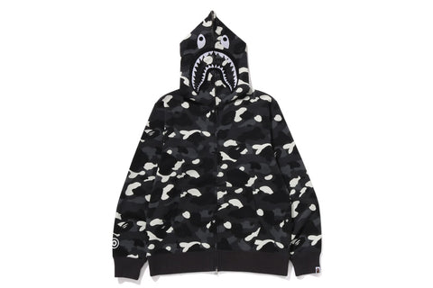 CITY CAMO SHARK FULL ZIP HOODIE