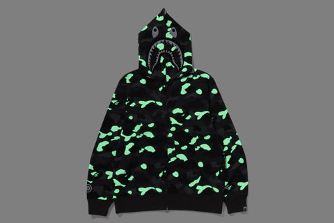 CITY CAMO SHARK FULL ZIP HOODIE