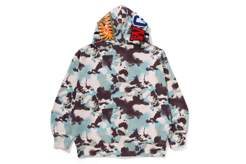 MAP CAMO SHARK RELAXED FIT FULL ZIP HOODIE