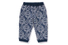 BANANA MILO KNIT JACQUARD BABY PANTS