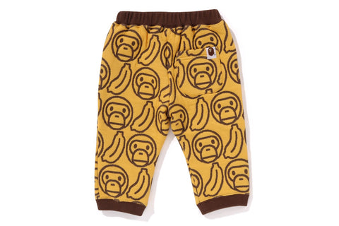 BANANA MILO KNIT JACQUARD BABY PANTS