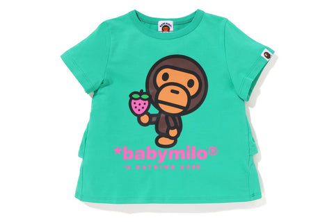 BABY MILO STRAWBERRY FRILL TEE