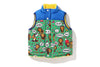 BABY MILO SPEECH BALLOON REVERSIBLE DOWN VEST