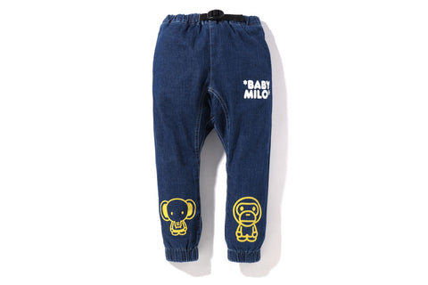 BABY MILO FRIENDS DAMAGED DENIM PANTS