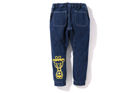 BABY MILO FRIENDS DAMAGED DENIM PANTS