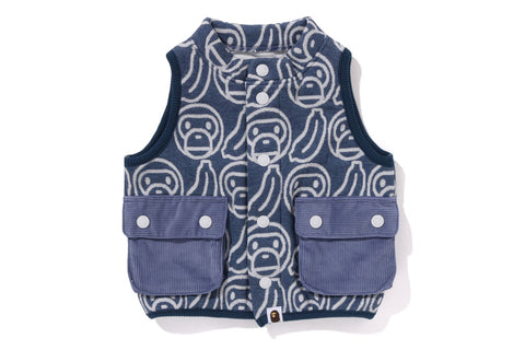 BANANA MILO KNIT JACQUARD VEST