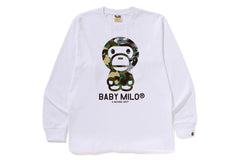 1ST CAMO CRAZY BABY MILO LS TEE