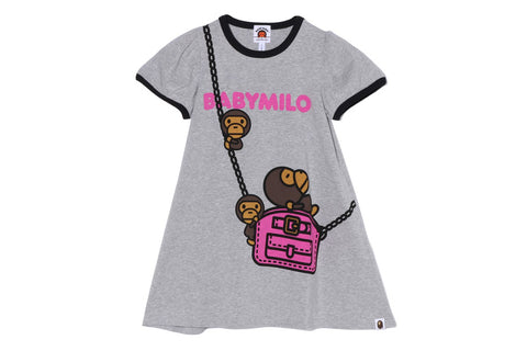 POCHETTE PRINT DRESS