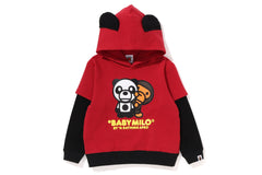 BABY MILO PANDA LAYERED PULLOVER HOODIE