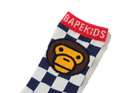 BABY MILO CHECKERED FLAG SOCKS