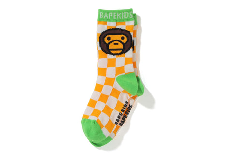 BABY MILO CHECKERED FLAG SOCKS