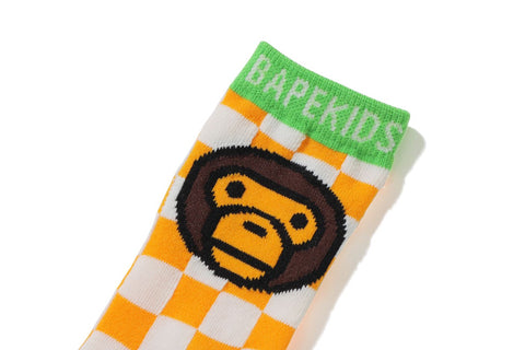 BABY MILO CHECKERED FLAG SOCKS