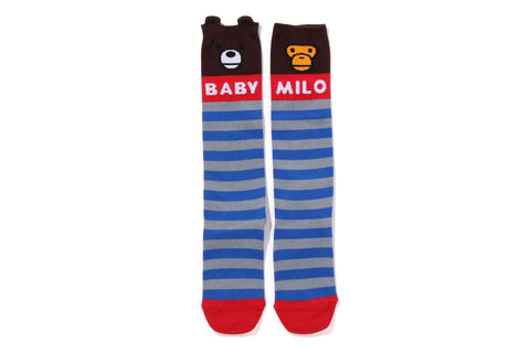 HOOP BABY MILO ANIMAL EAR SOCKS