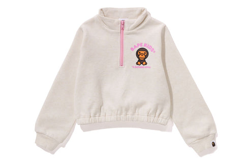 BABY MILO HALF ZIP SWEATSHIRT