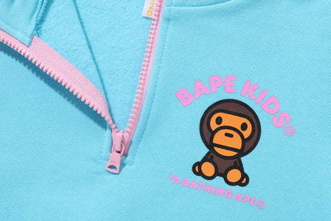 BABY MILO HALF ZIP SWEATSHIRT