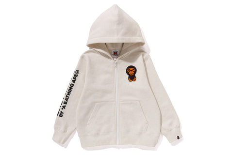 BABY MILO PATCH ZIP HOODIE