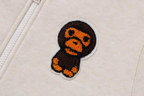 BABY MILO PATCH ZIP HOODIE