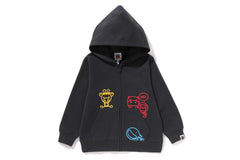 BABY MILO FRIENDS ZIP HOODIE