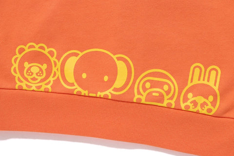 BABY MILO FRIENDS ZIP HOODIE