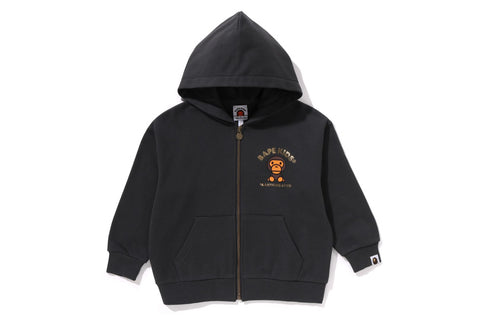 BABY MILO FOIL PRINT ZIP HOODIE