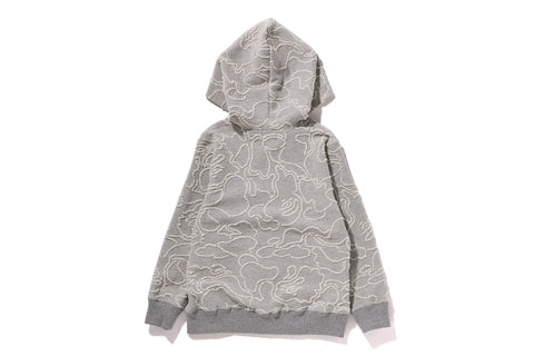 NEON CAMO JACQUARD BABY MILO ZIP HOODIE