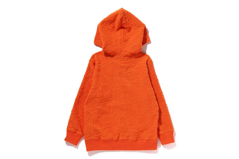 NEON CAMO JACQUARD BABY MILO ZIP HOODIE
