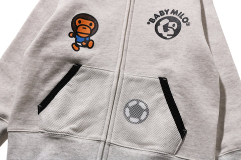BABY MILO SOCCER ZIP HOODIE