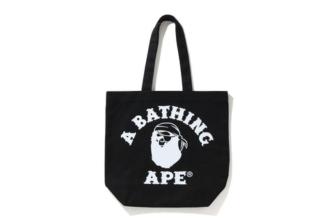 APE PIRATE COLLEGE TOTE BAG