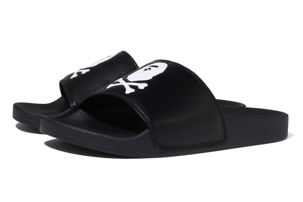 APE CROSSBONE SLIDE SANDALS