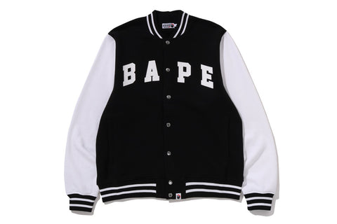 APE PIRATE SWEAT VARSITY JACKET