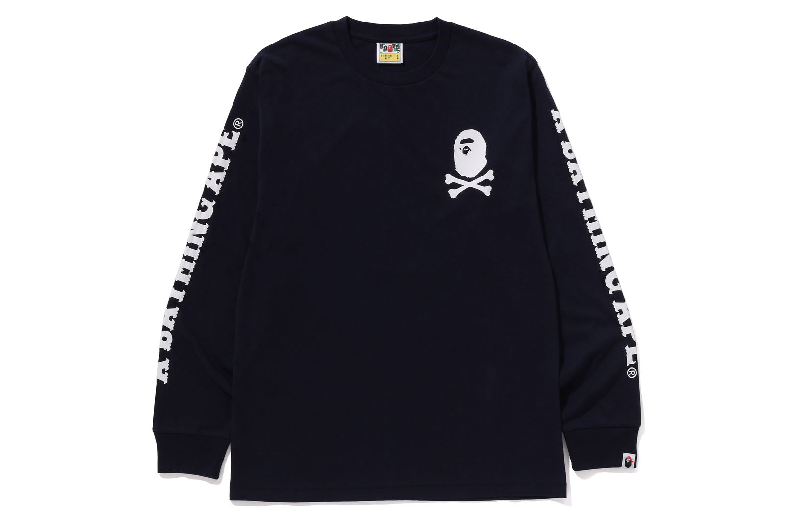 トップス APE CROSSBONE LS TEE 2XL APE CROSSBONE LS TEE M | bapepirate.com