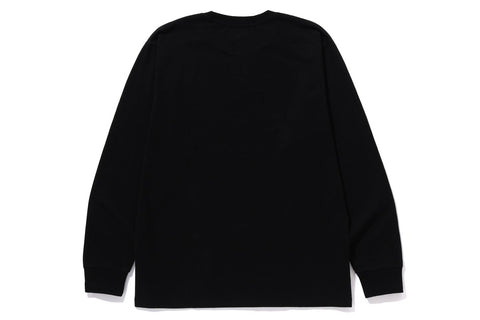 APE CROSSBONE COLLEGE LS TEE