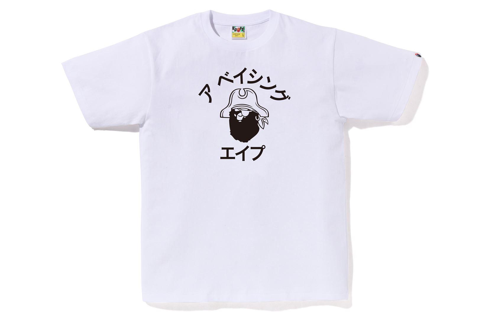 tシャツ BABY MILO KATAKANA COLLEGE TEE レディース A BATHNIG APE Ladies' BABY MILO KATAKANA COLLEGE TEE