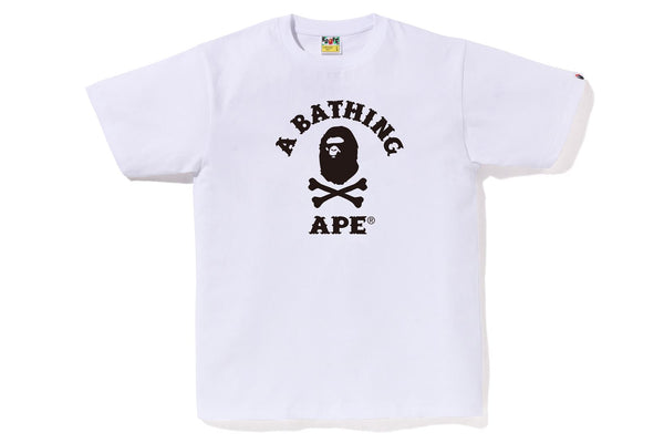 APE CROSSBONE COLLEGE TEE | bapepirate.com