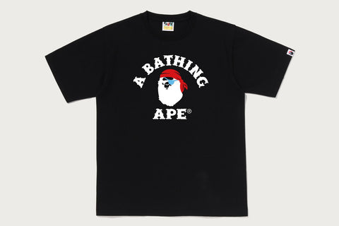 APE PIRATE COLLEGE TEE