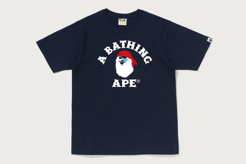 APE PIRATE COLLEGE TEE