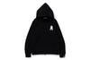APE CROSSBONE COLLEGE ZIP HOODIE