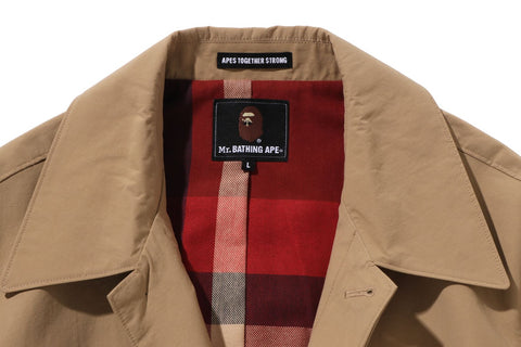 MR.BATHING APE TRENCH COAT