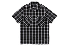 MR BATHING APE RELAXED FIT OPEN COLLAR SHIRT