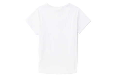METAL TRIM OVERLOCK STITCHING TEE