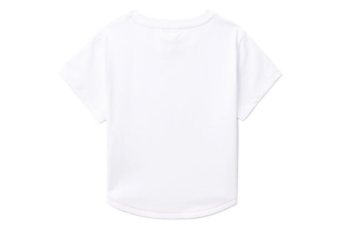 ROUND HEM GRAPHIC SLIM CUT TEE