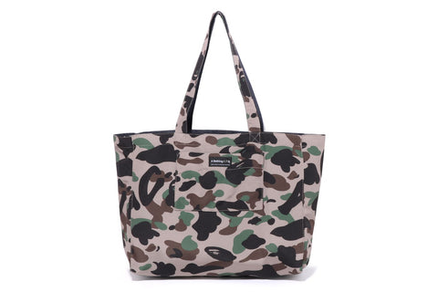BAPE X A.P.C. DENIM TOTE BAG
