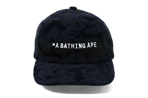 SOLID CAMO CORDUROY PANEL CAP