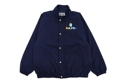 BAPE LOGO EMBROIDERY OVERSIZED JACKET