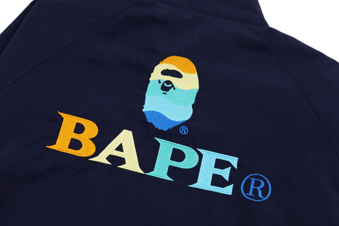 BAPE LOGO EMBROIDERY OVERSIZED JACKET